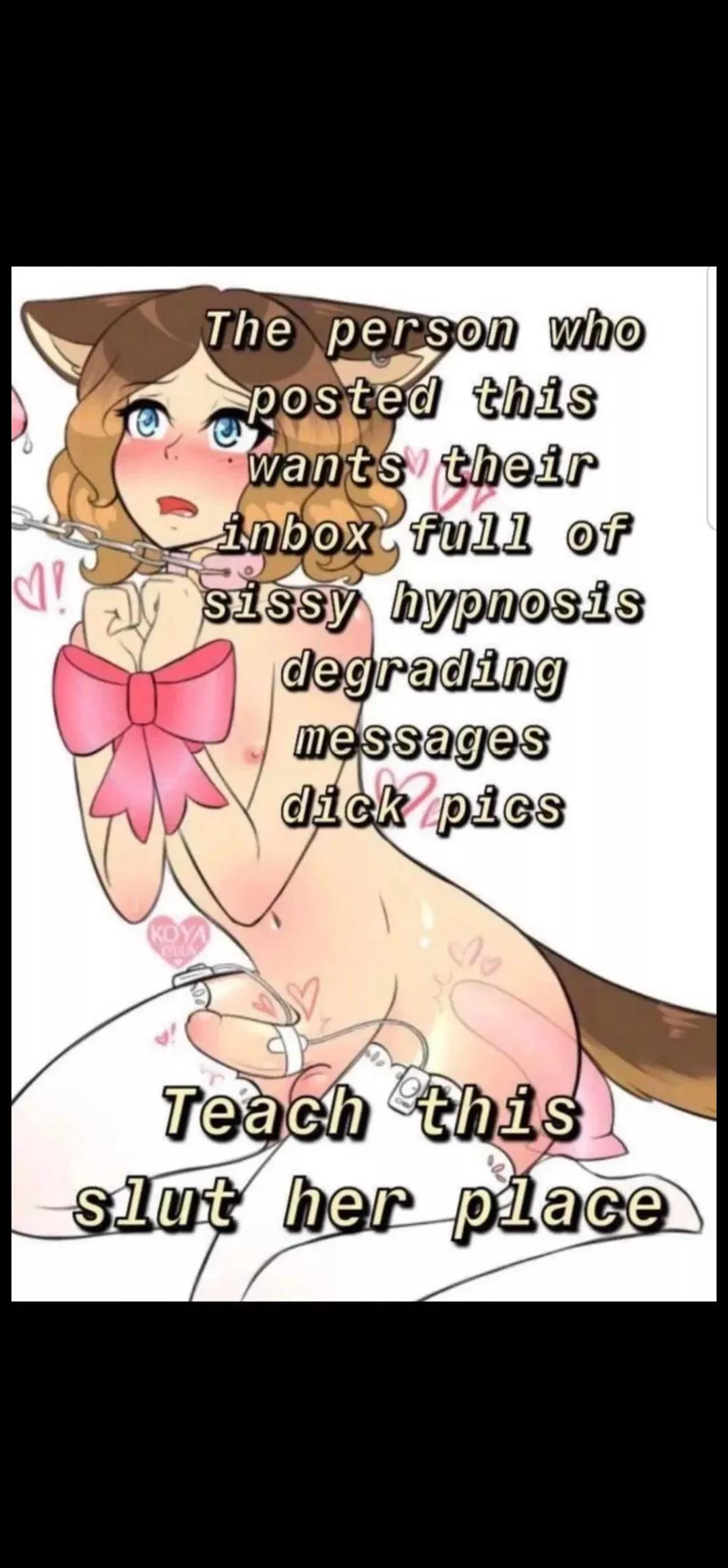 I need it posted by No_Option_9084