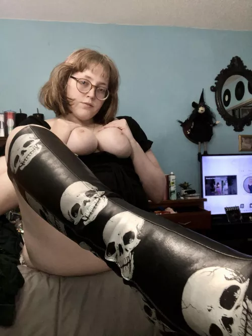 i need to break my new boots in by stepping on your boy clit 🖤 by Mandy_Cakez