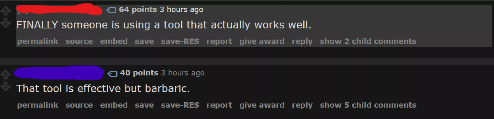 I see something like this on Every. Damn. Post. by invisiblezipper