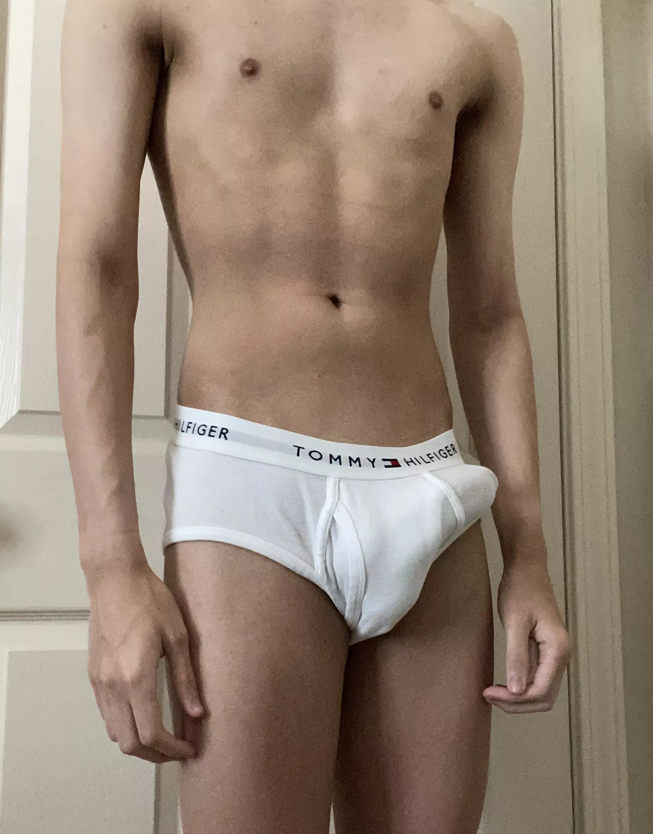 i see why they’re called “tighty” whities now posted by Bulging__Twink