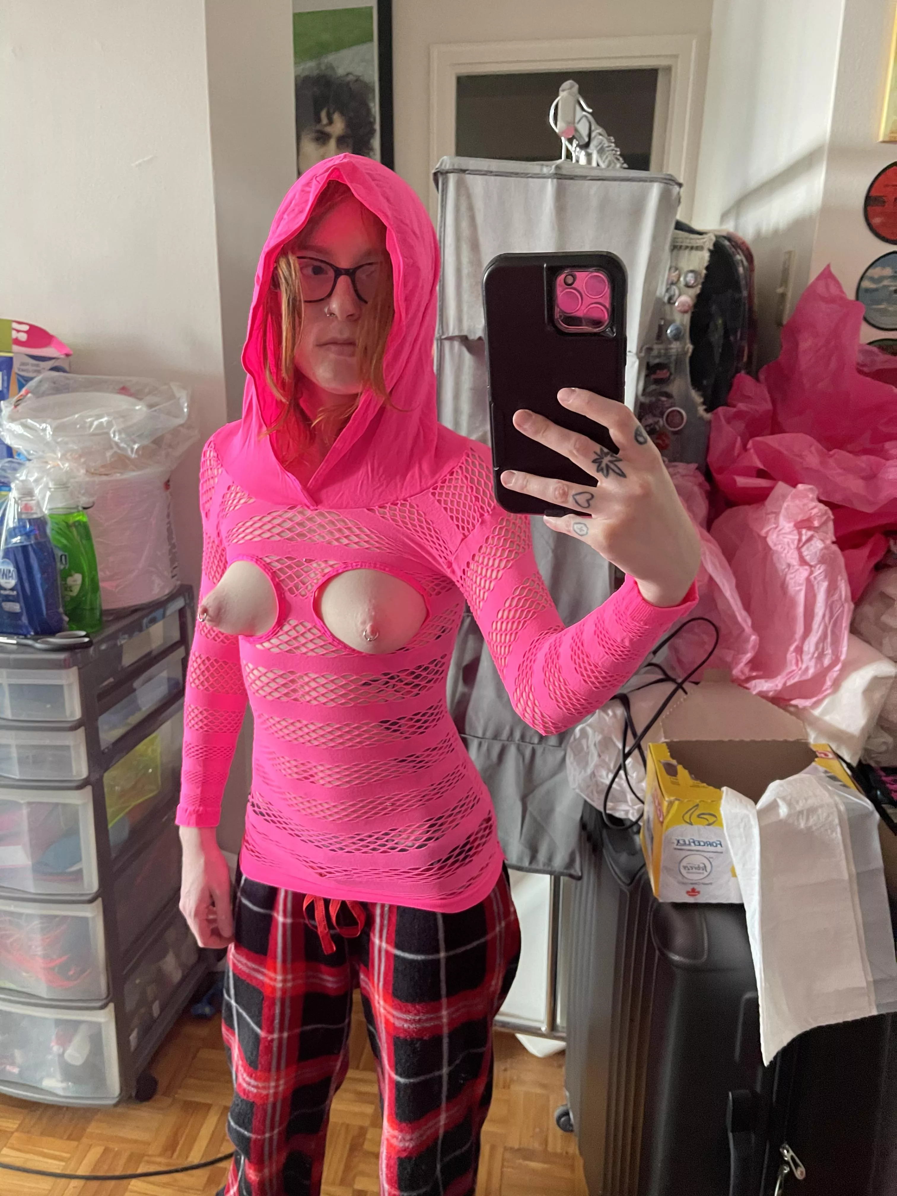 I should cut tit holes in all my clothes. posted by HotPants141