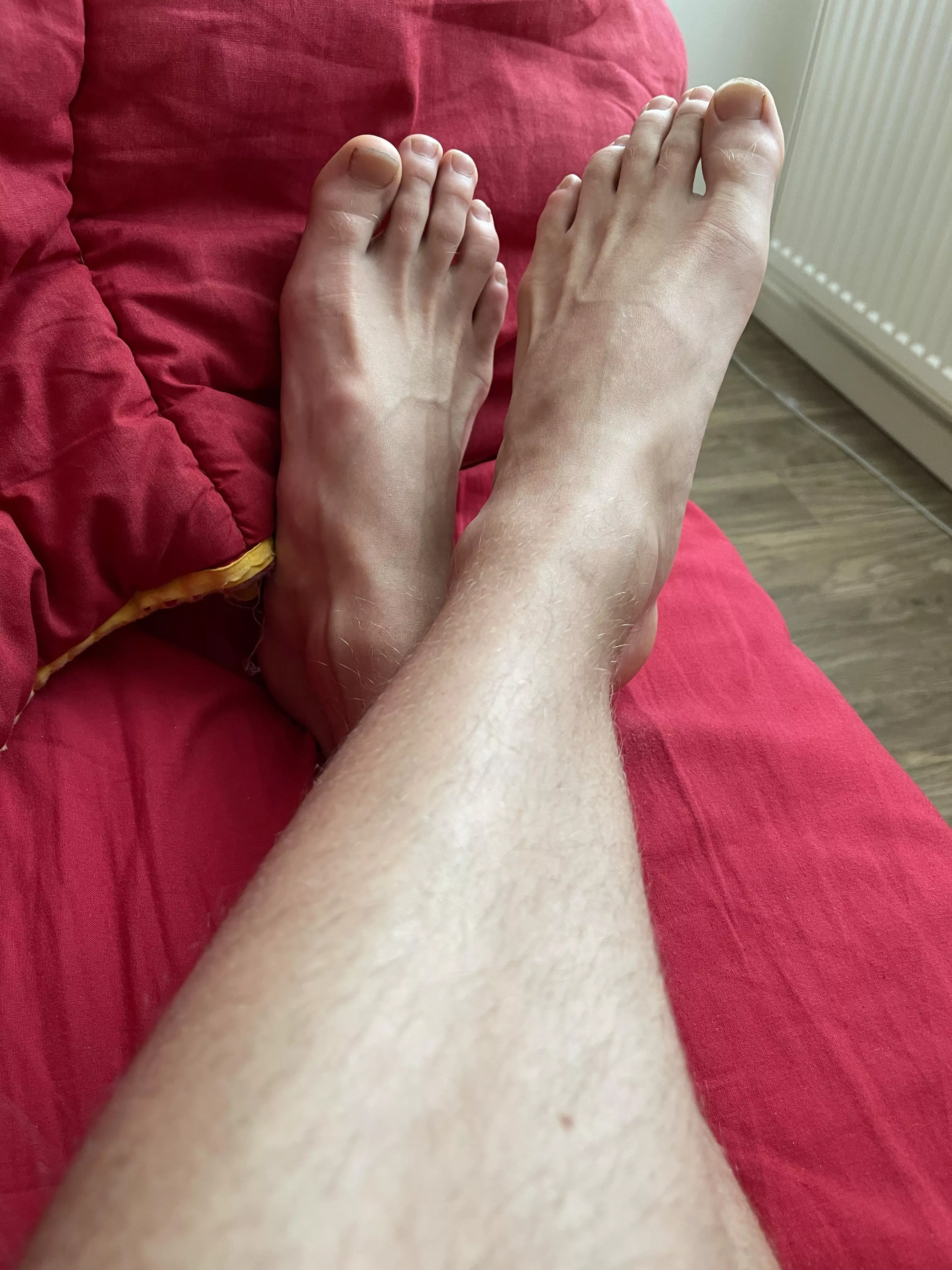 I should probably get out of bed posted by VeinyFeetsies