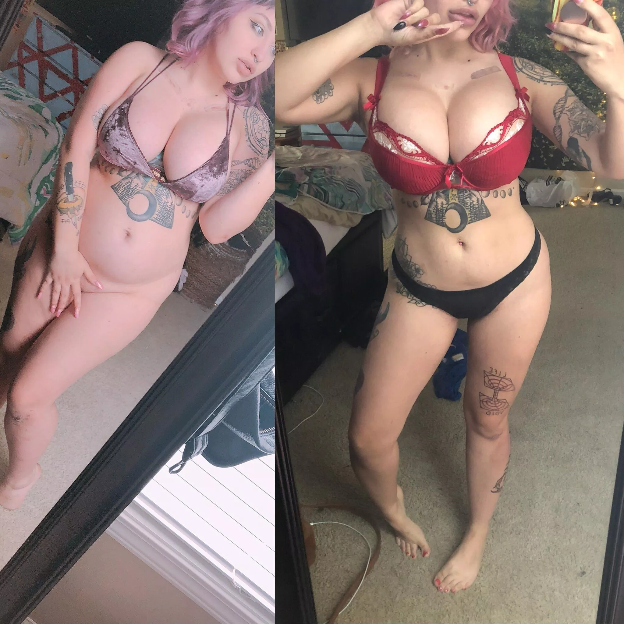 I stopped gaiinng weight in April, this is the result of 3 months of normal eats. still thicc  maybe more generic bimbo tho..??? posted by beliefbicycle