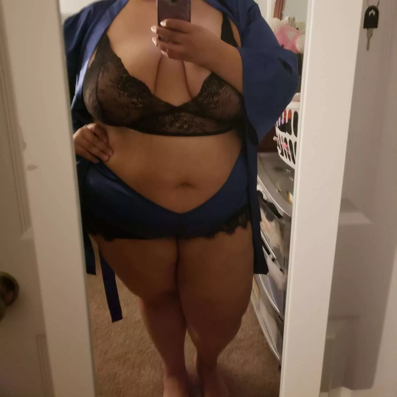 I think I broke the UPS guy when I answered the door like this lol posted by Starburstluvr