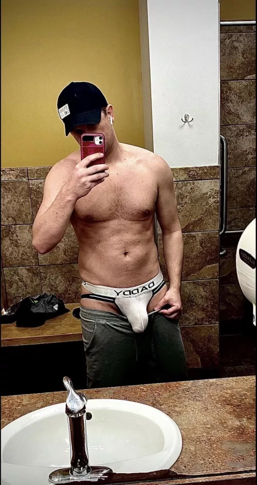 I think I fill this jock out well. Msg me if you would like to see more of my collection. by Str8_Hung_Alpha
