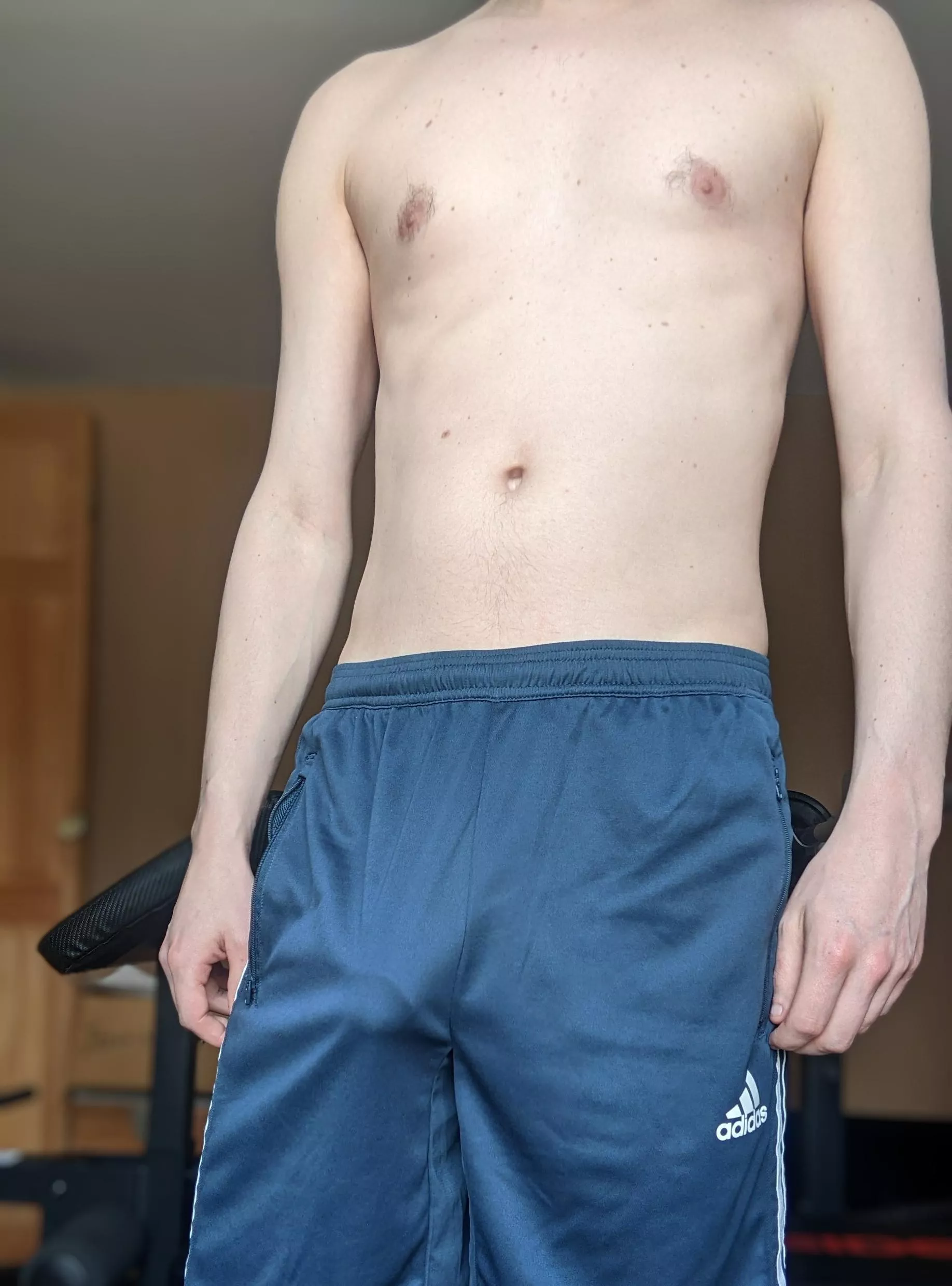 I think I'll wear these running today without underwear posted by me_him_