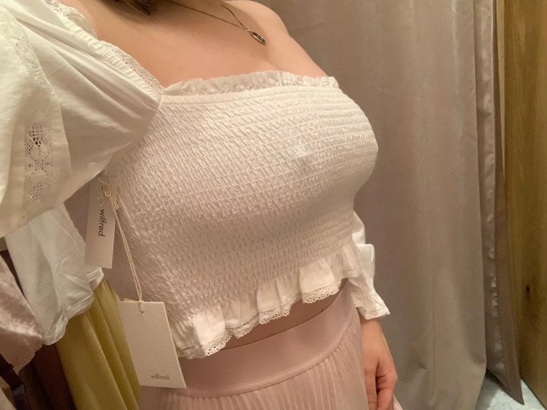 I think I’m too shy to wear this outfit in public 🥲 posted by bluesybella
