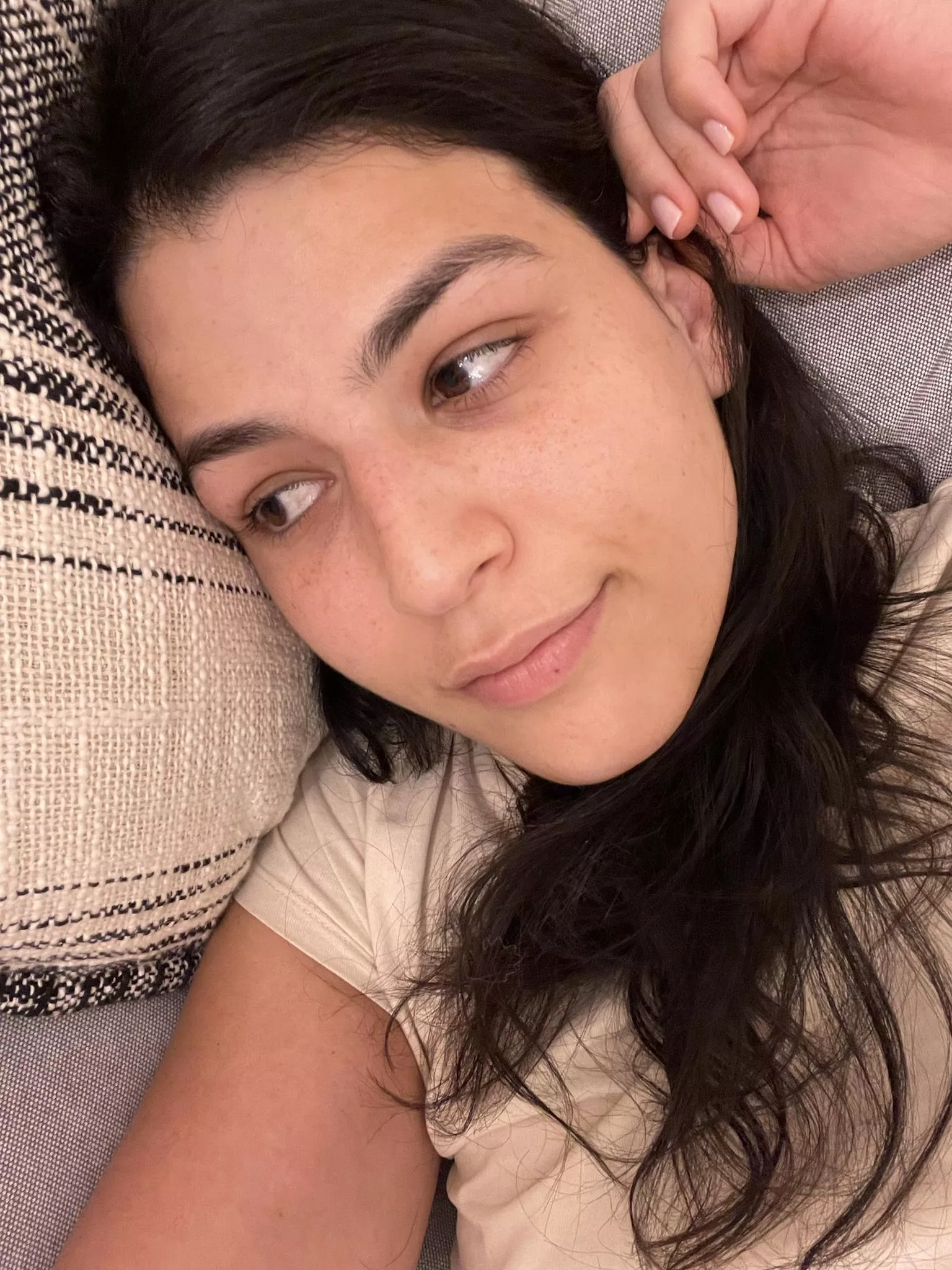 I think it's a crime that my freckles have never been painted before 🥺 posted by maya_hxo