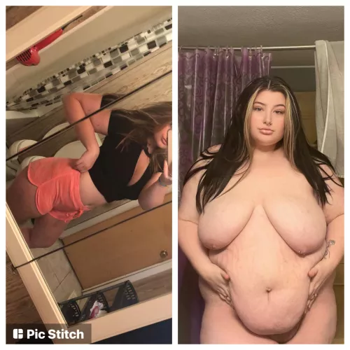 I think I’ve gained just a few pounds..😅 by sugargirl2001