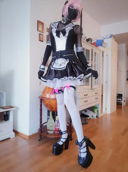 I think last time I put on a maid outfit was my Ram cosplay last year... by ShadowPrincessN7
