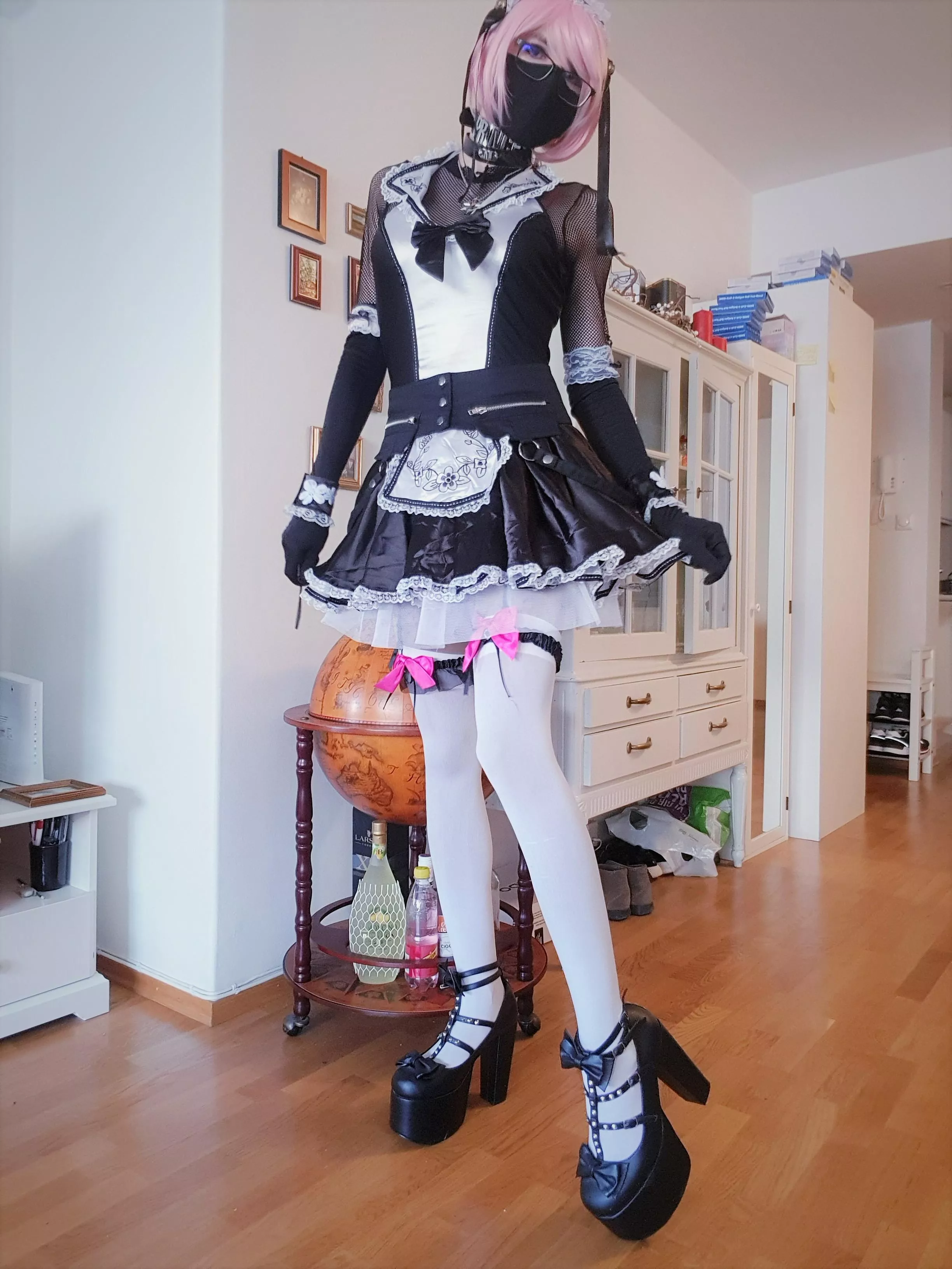 I think last time I put on a maid outfit was my Ram cosplay last year... posted by ShadowPrincessN7