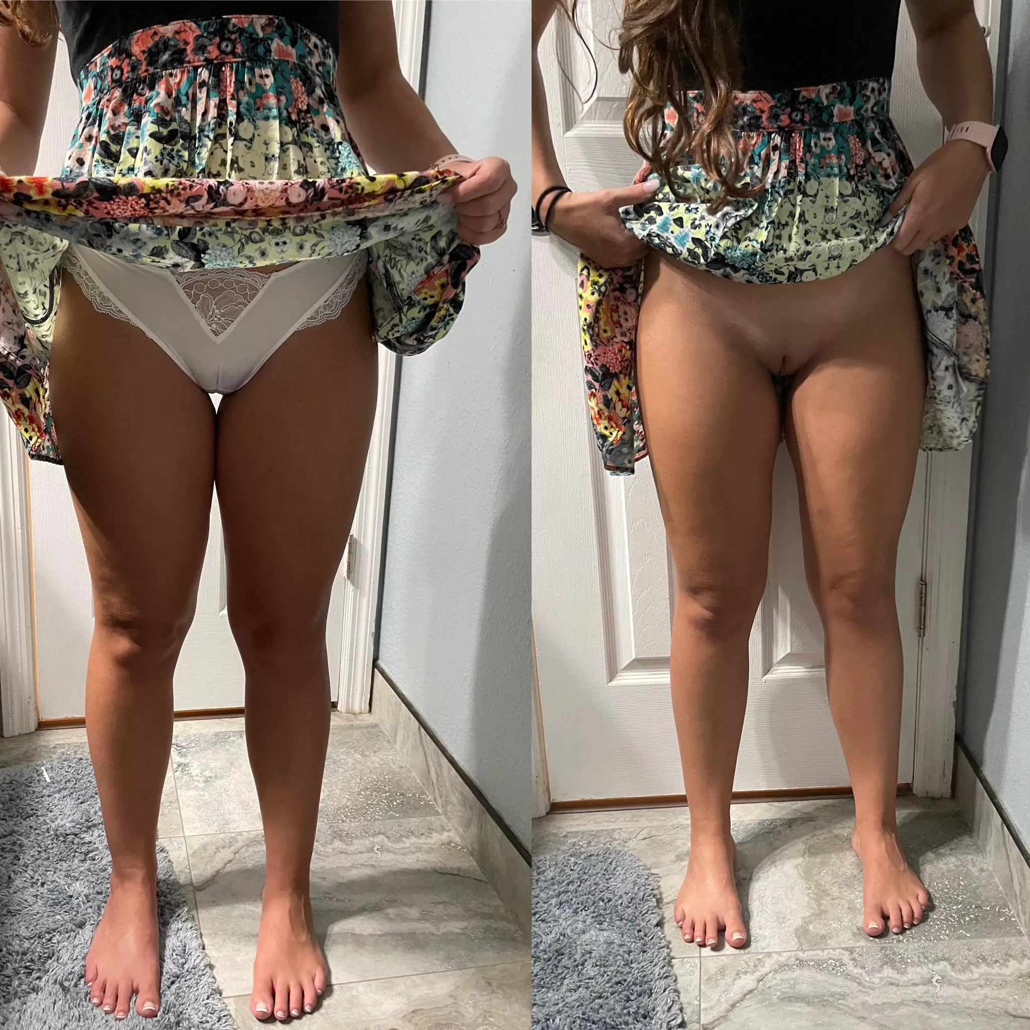 I think sundress are better with no panties 😇 posted by Emmashared