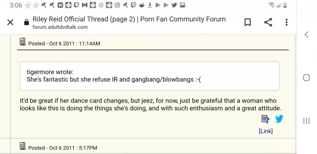 I thought everyone on here would like this, I happen to cross this post on an old Riley Reid fan page from right after she got into the business, boy oh boy how things did change 🤣🤣🤣 by southern-4life