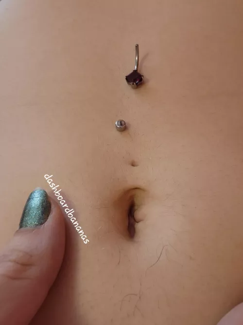 I took a pic of my button for you 😘 by dashboardbananas