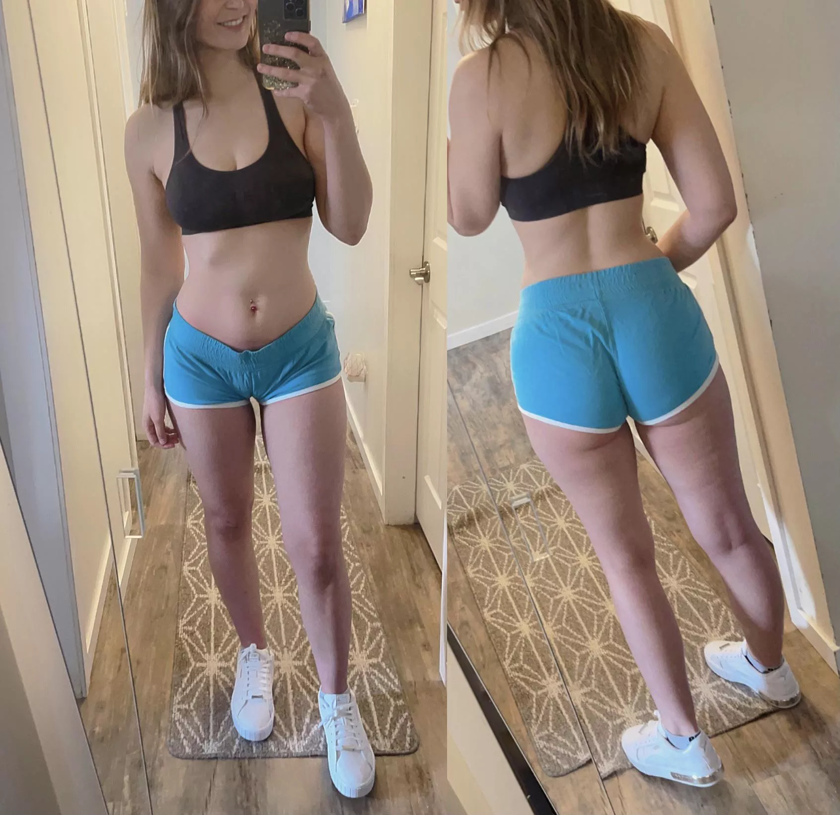 I use to wear these shorts in high school. Should I keep them or get rid of them? posted by summersatisfaction