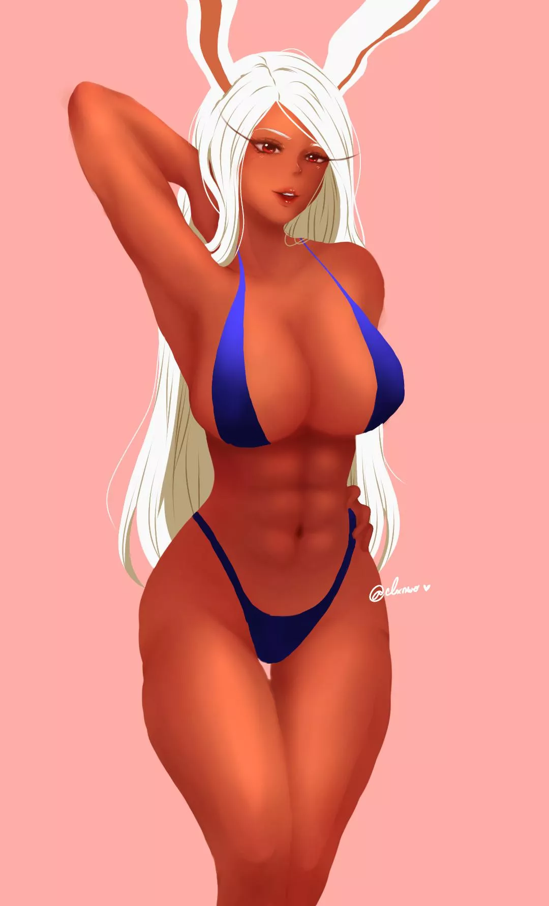 I used miruko as a model to practice rendering (´ . .̫ . `) (Art by me @clxnwo) posted by Clxnwo