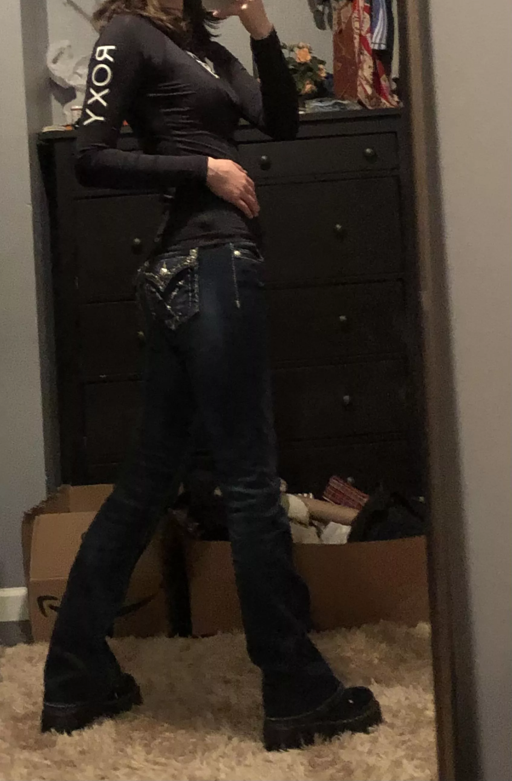 I wanted to try dressing up like a bratz doll, I like the pants more than I thought I would posted by perhapsalittleslow