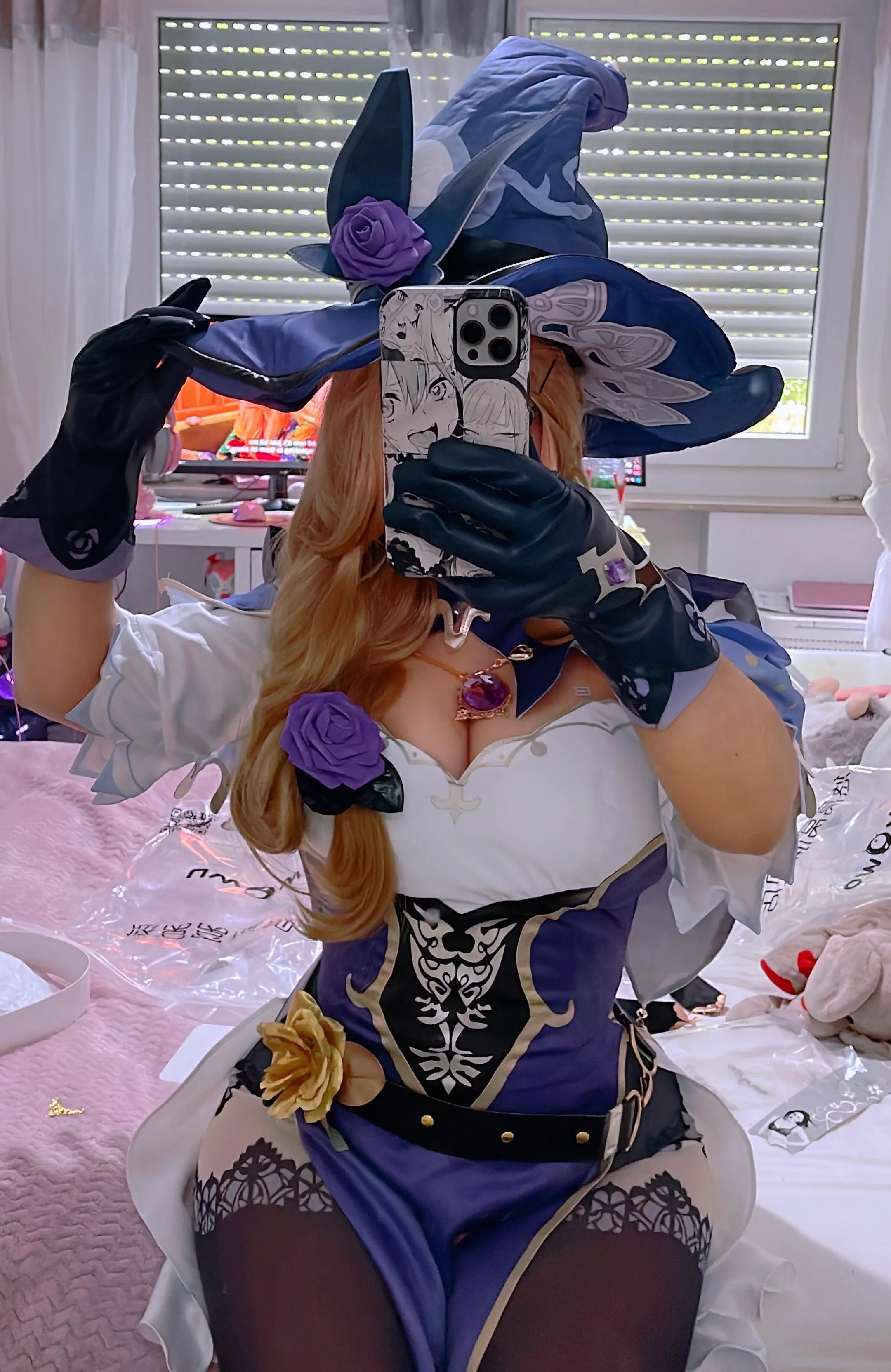 I was going over a flu so I didn’t show my face - But here is my Lisa cosplay by me aka Niniitard posted by Niniitard