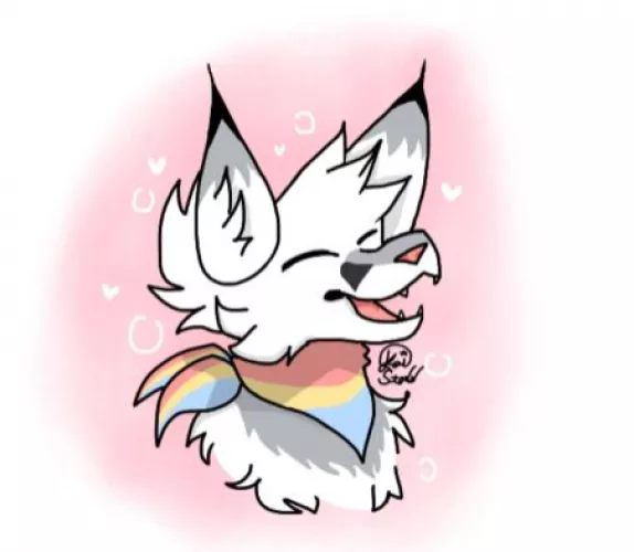 i was gonna troll my fiance with some matching furry pfps without telling him they're matching pfps, so here's the one i drew for myself :p by hell_is_my_safespace