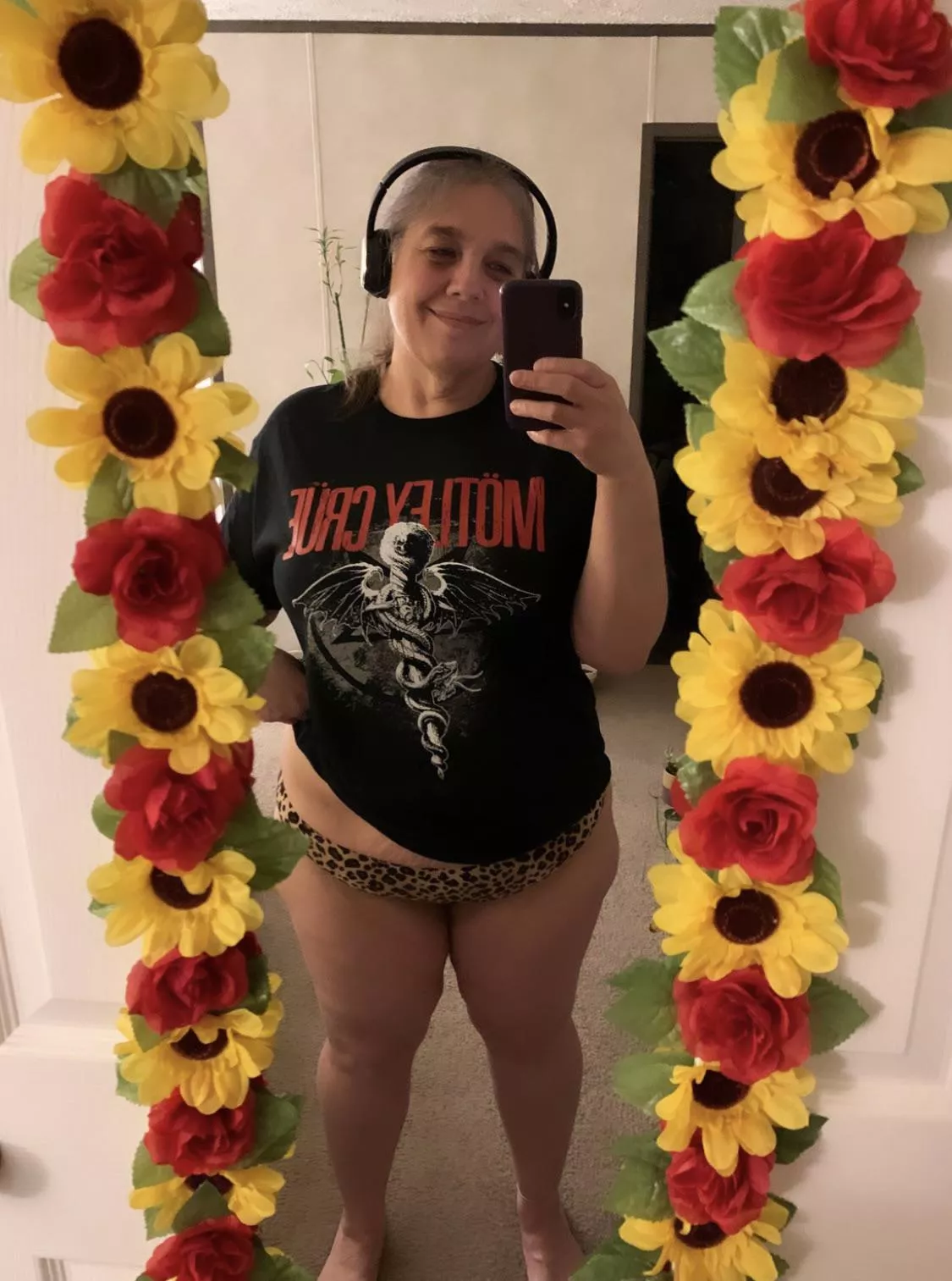 I was so excited this large t-shirt fit me, and now I’m gonna cut it up, lol. posted by NudeyBiNature