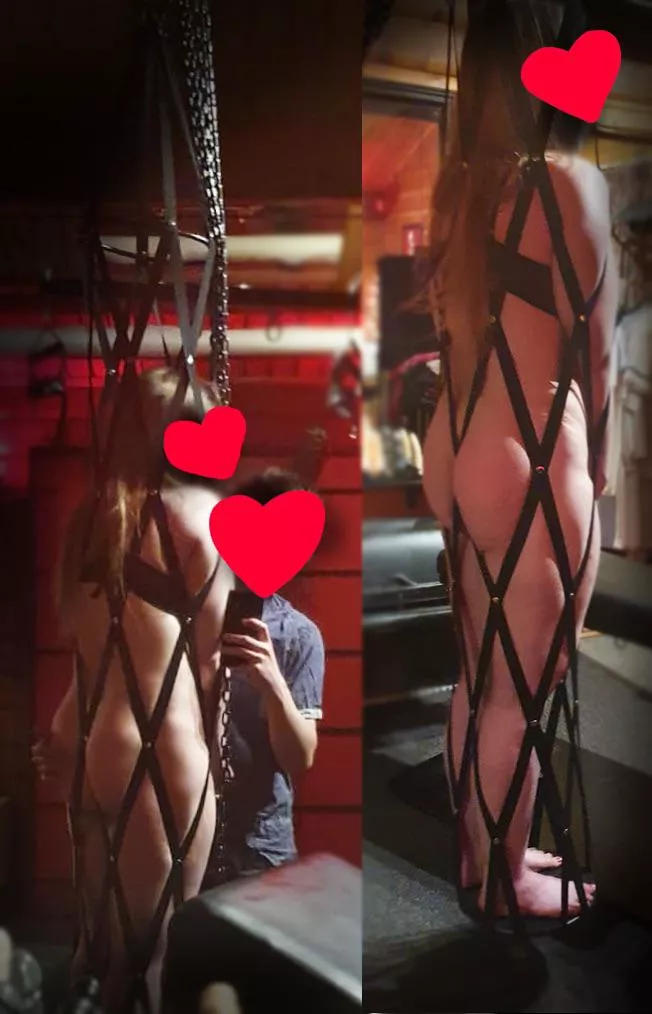 I was very surprised at how well this restrained me! It got tighter as soon as I was lifted off the floor. posted by TwilightWhisperings