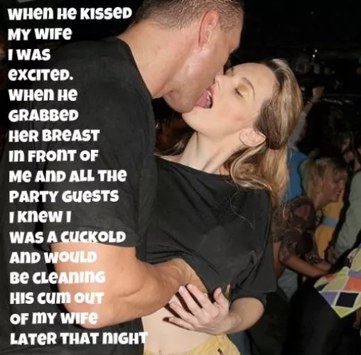 I watched him dance with my wife at the party. Then he kissed her…everyone saw it. by ILoveToShareMyWife69