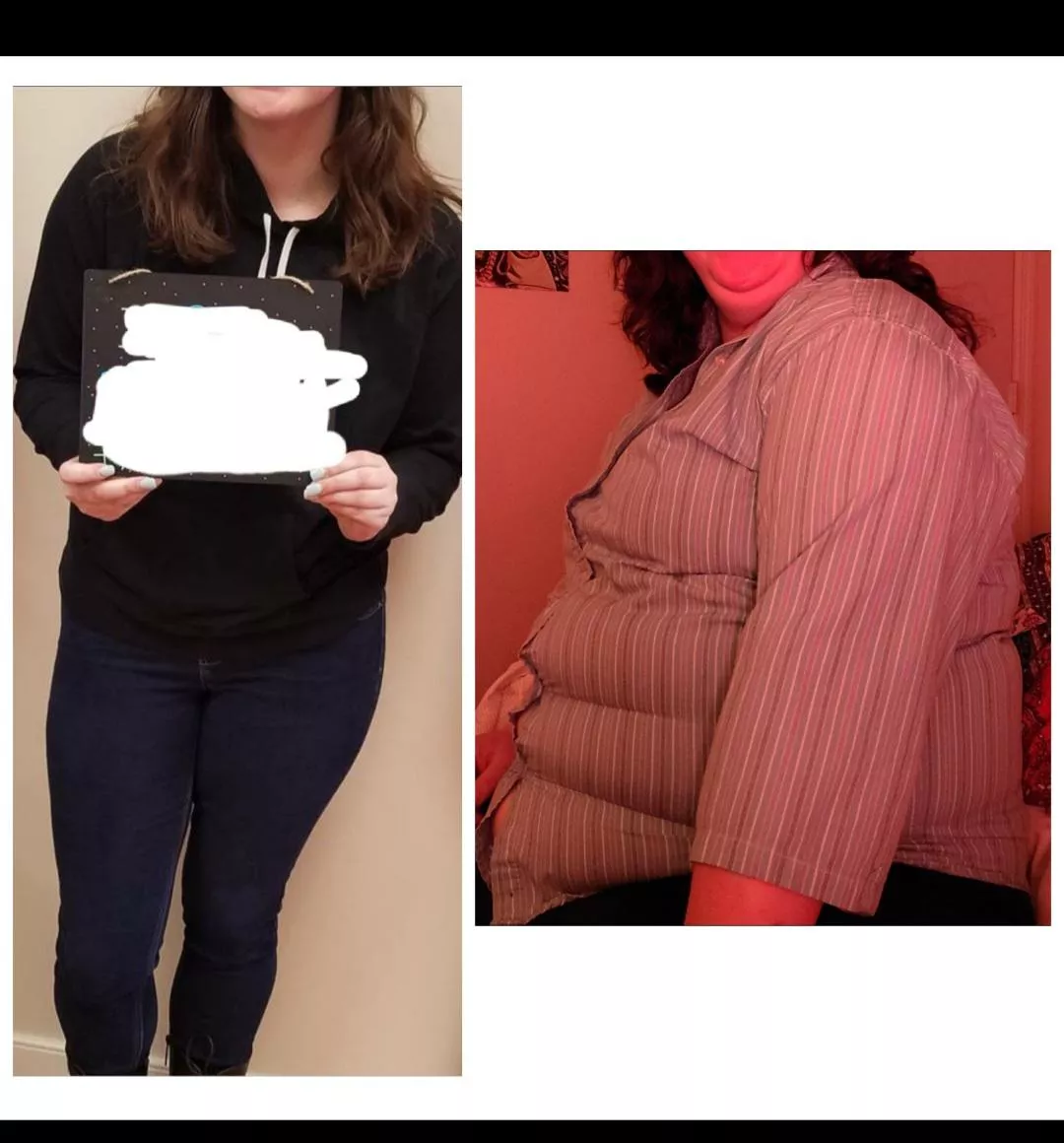 I went from 170ibs to 340ibs 😳 posted by PigtailPrudence