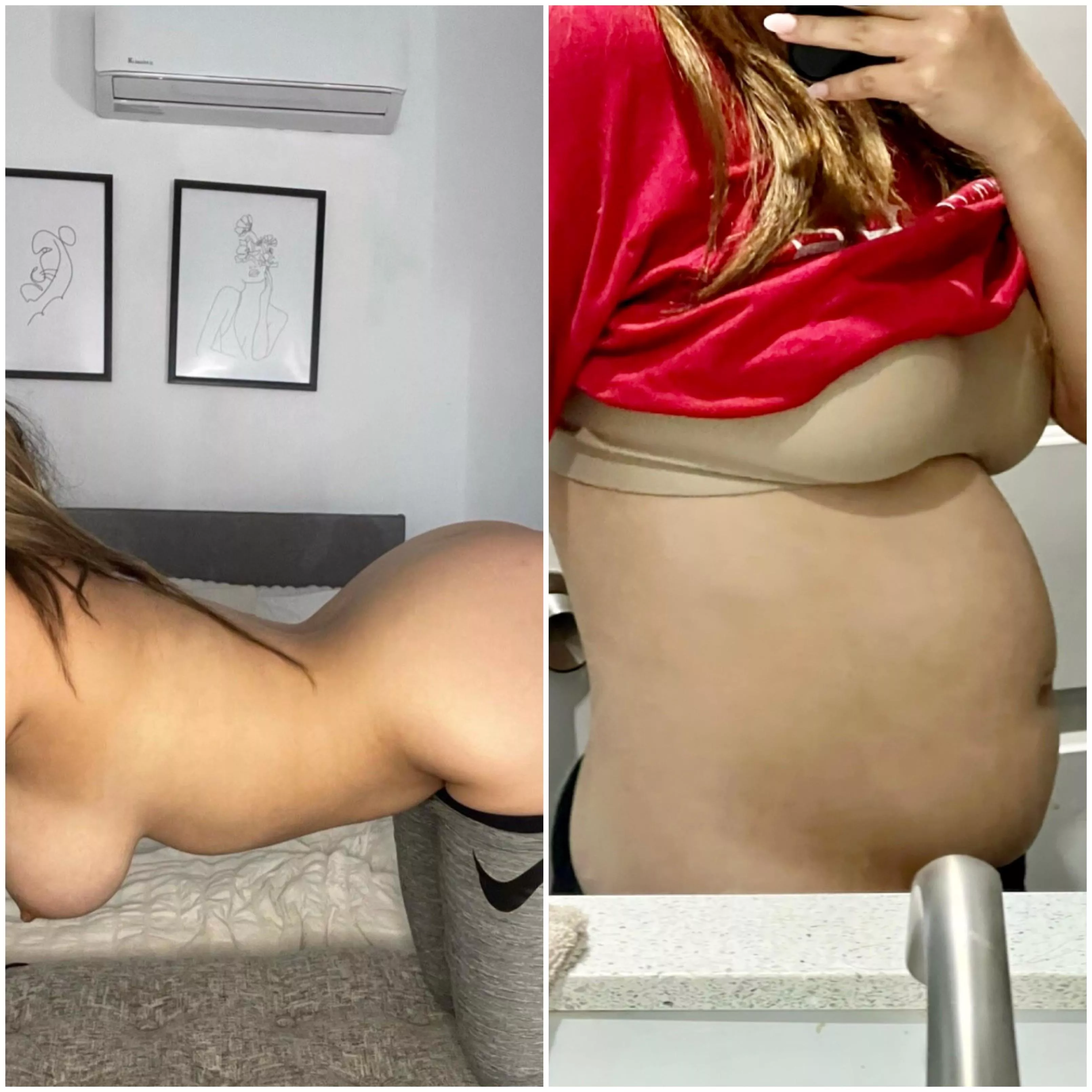 I went from slim thick to just thick…. 😩🐷 posted by azn_mami