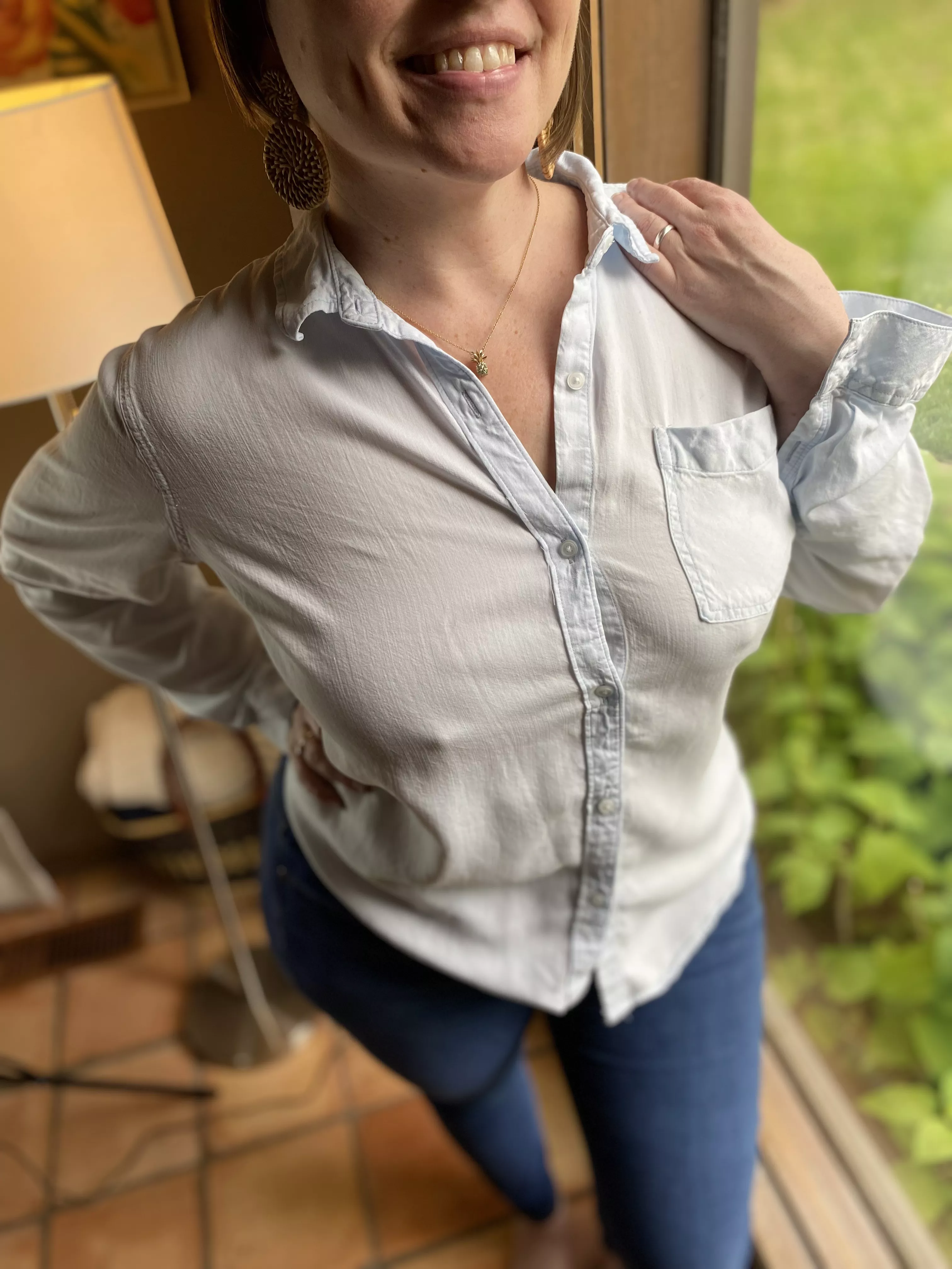 I wonder if my sons friends notice I seldom wear a bra... posted by KatieKatMac