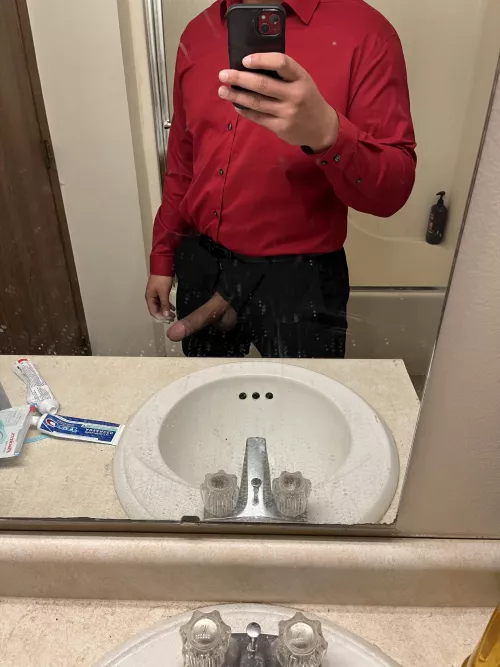 I wonder what my hot coworker would think if she knew I had a big dick by GreenGem400709