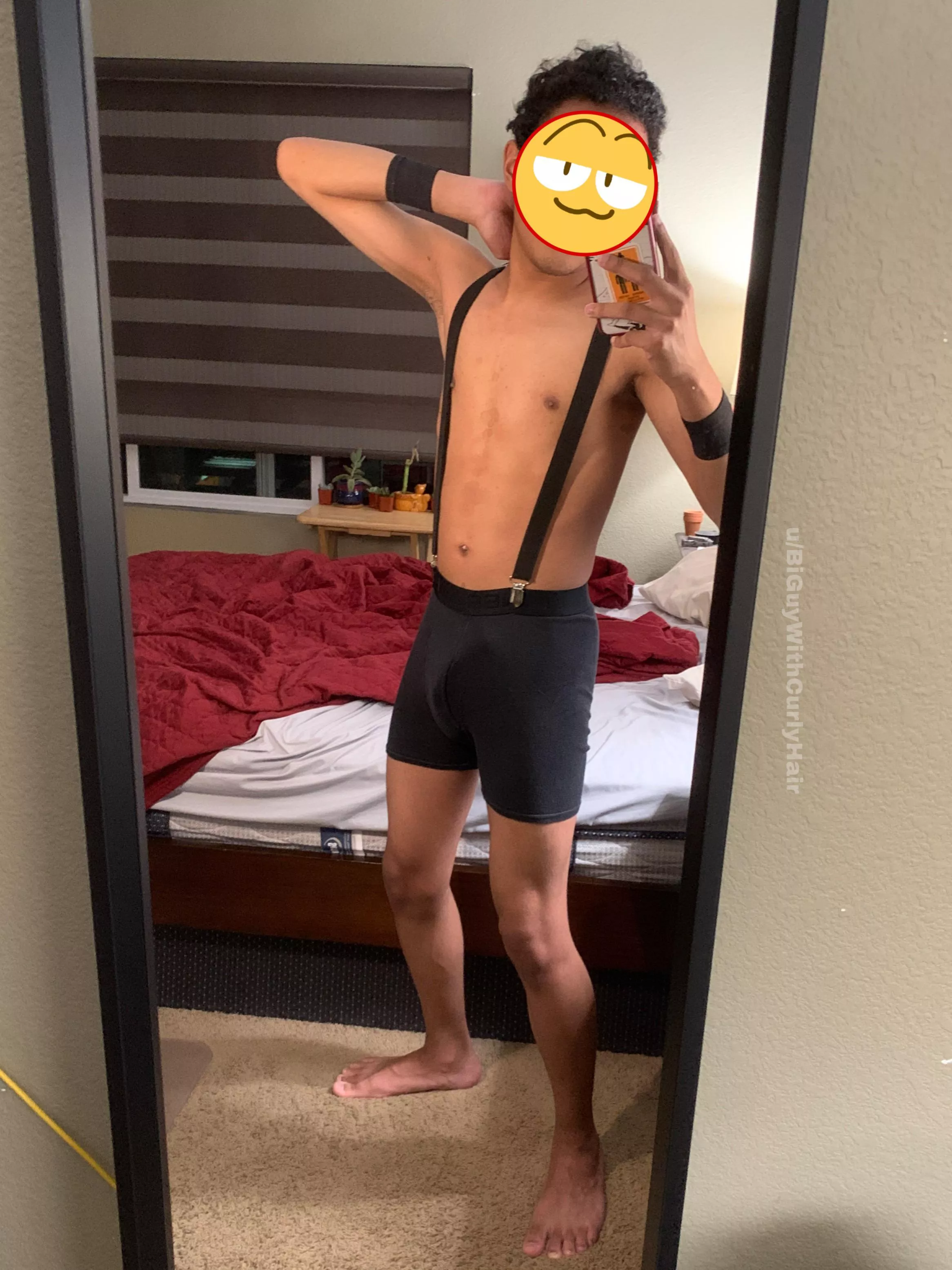 I wonder whats under there, lets find out together shall we? posted by BiGuyWithCurlyHair