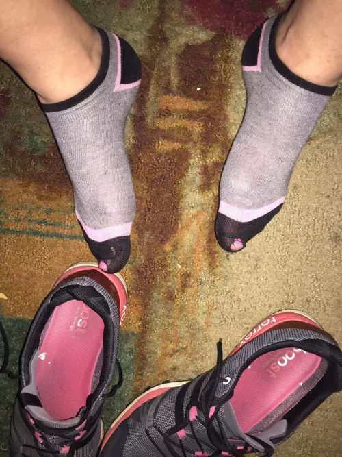 I wore holes in the toes while hiking. [mtf] by sabrina1030