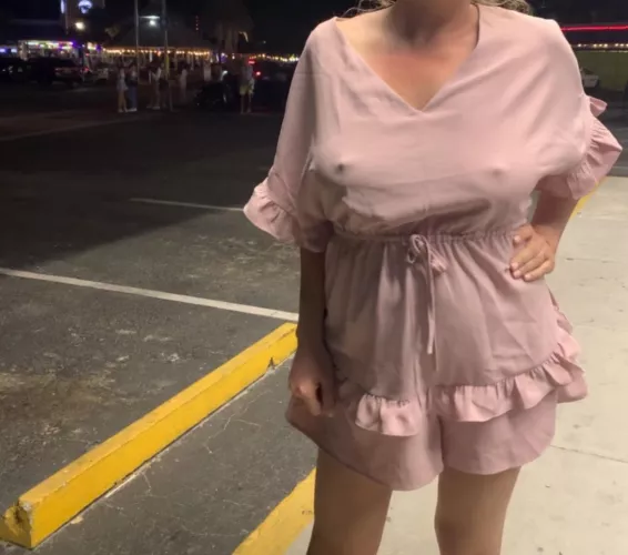 I wore this fun romper out for drinks and dancing last night! So much fun 😉 by Sw-D