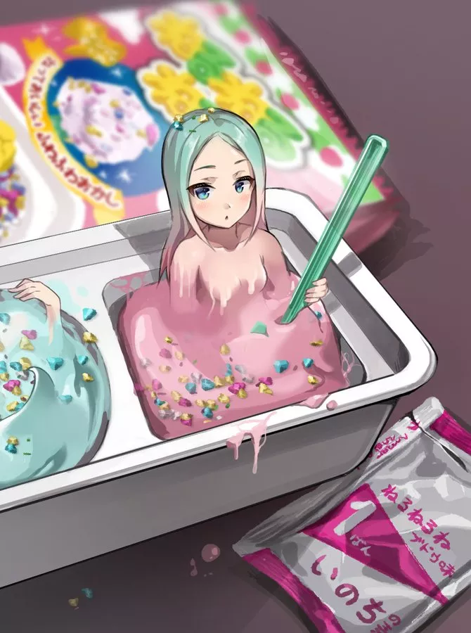 Ice cream waifu posted by MonmusuAficionado