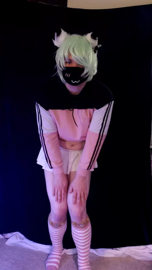 ice-cream inspired outfit :3 by femboy_airhead