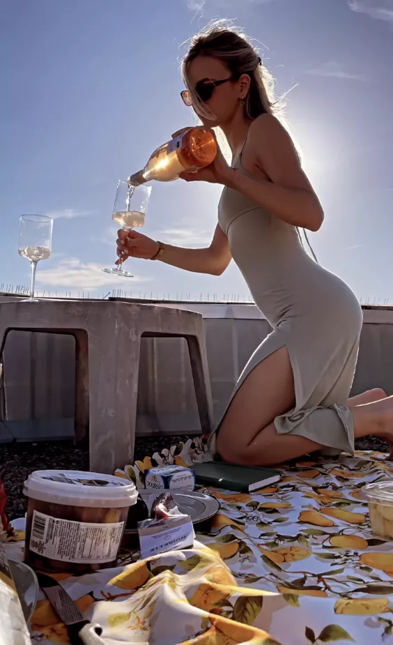 I'd keep asking her to pour drinks (Ludivine Reding, Canadian actress) posted by Natural_Extent_1339