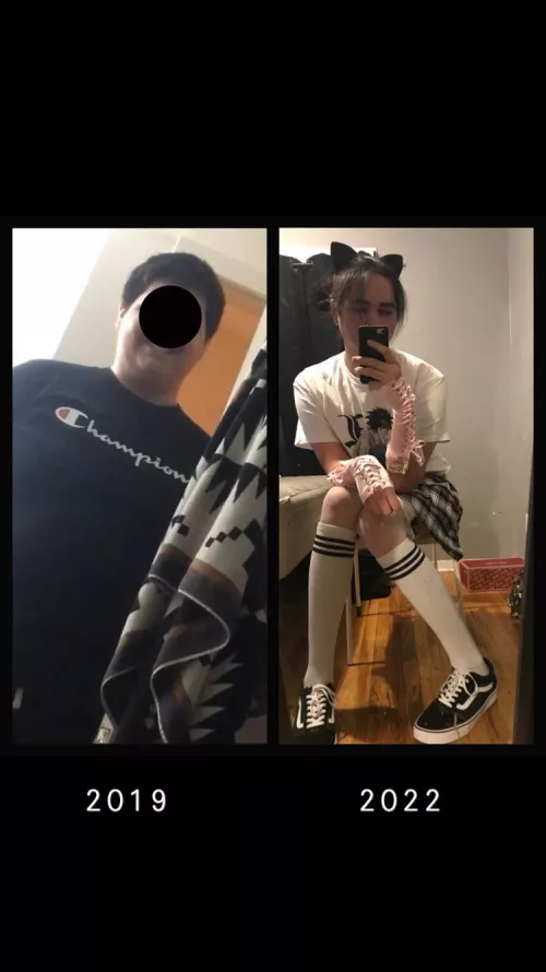 Idk if it belongs here, but happy I’m finally comfortable enough w/myself to wear fem clothes by justanordinarygaymer