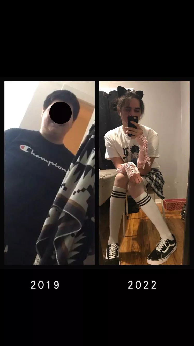 Idk if it belongs here, but happy I’m finally comfortable enough w/myself to wear fem clothes posted by justanordinarygaymer