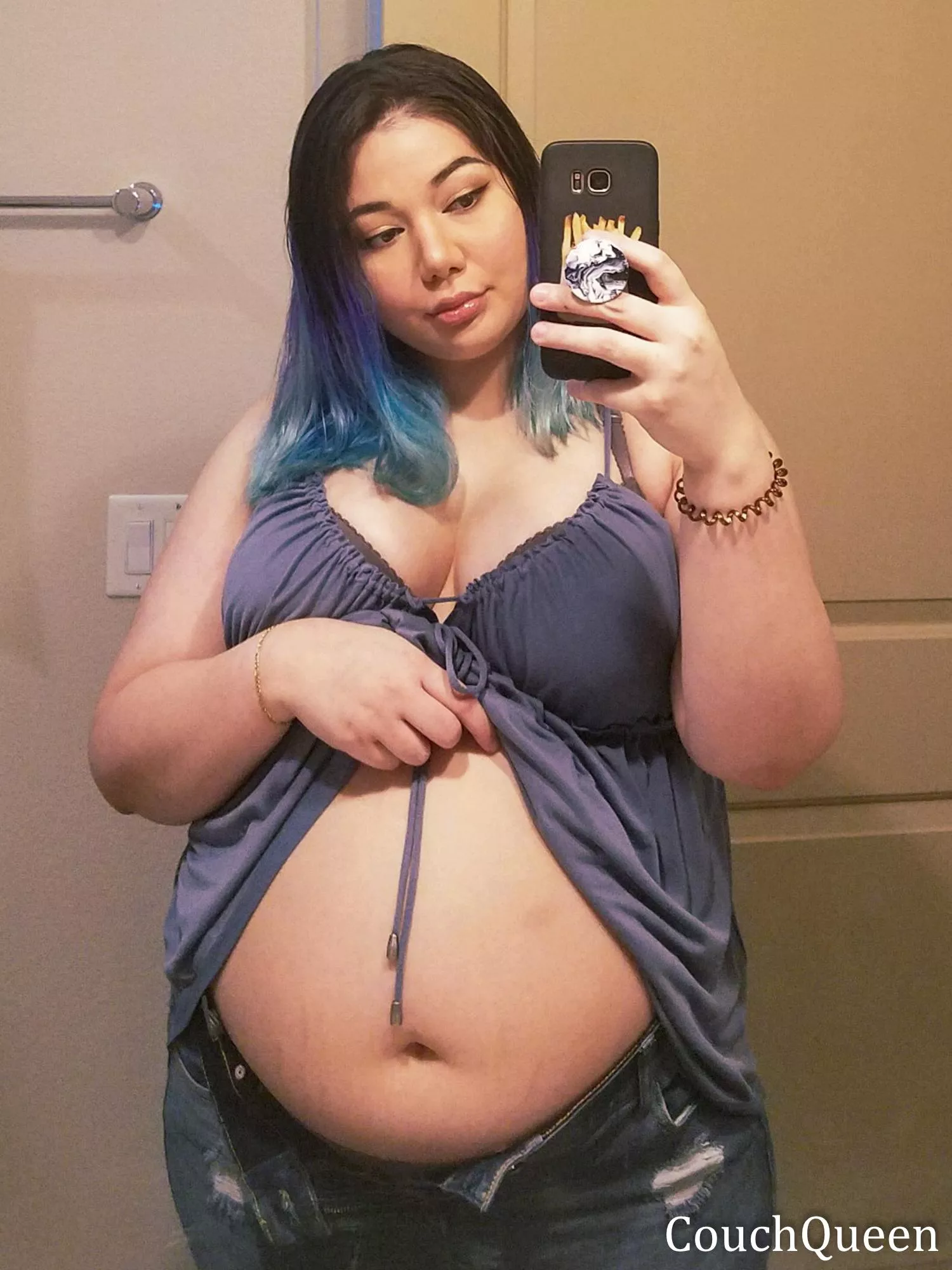 idk why but my man loves it when i wear this top 😝 posted by CouchQueenie