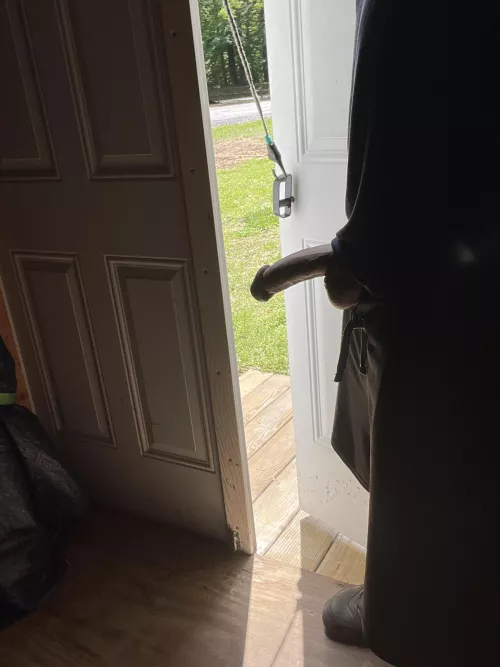 If the shed door is cracked that’s the sign. by 71Bones