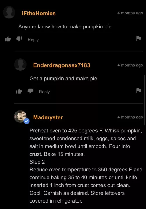 If you are ever in need, the comments got your back by FlyingSpaget69