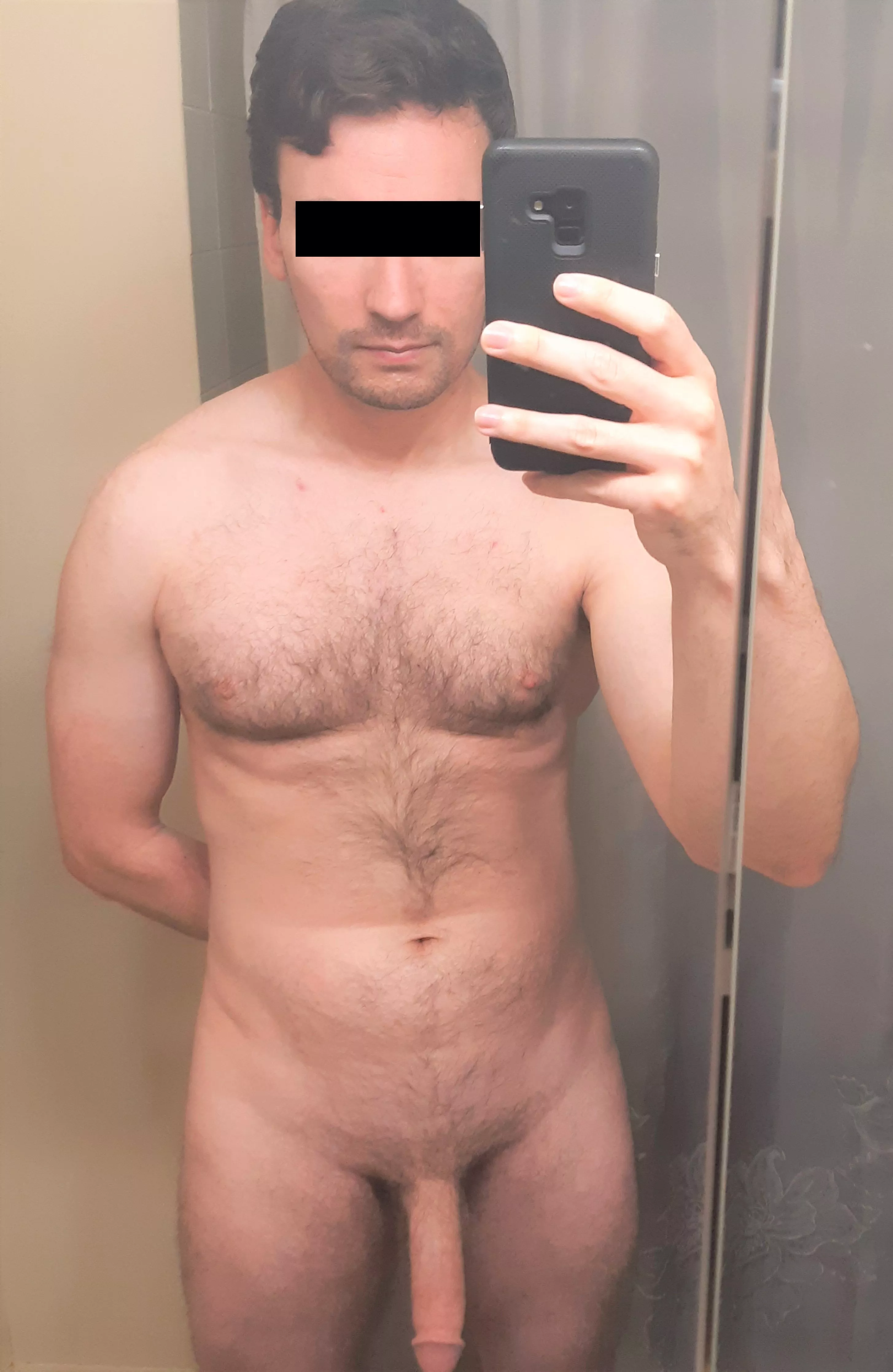 If you ask I'll show you the full face version. I don't mind posted by NormalizingNudity