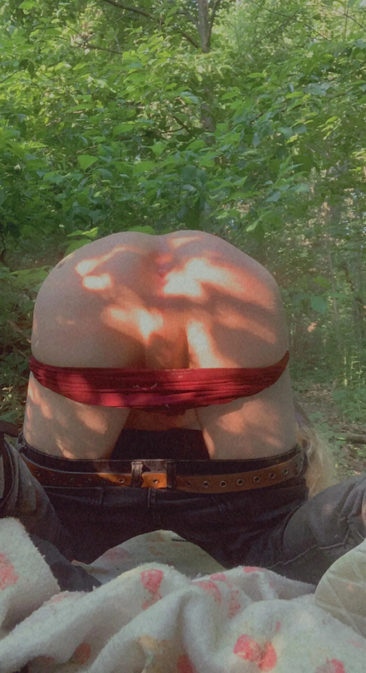 If you found me in the woods like this, what would you do? posted by thecikk