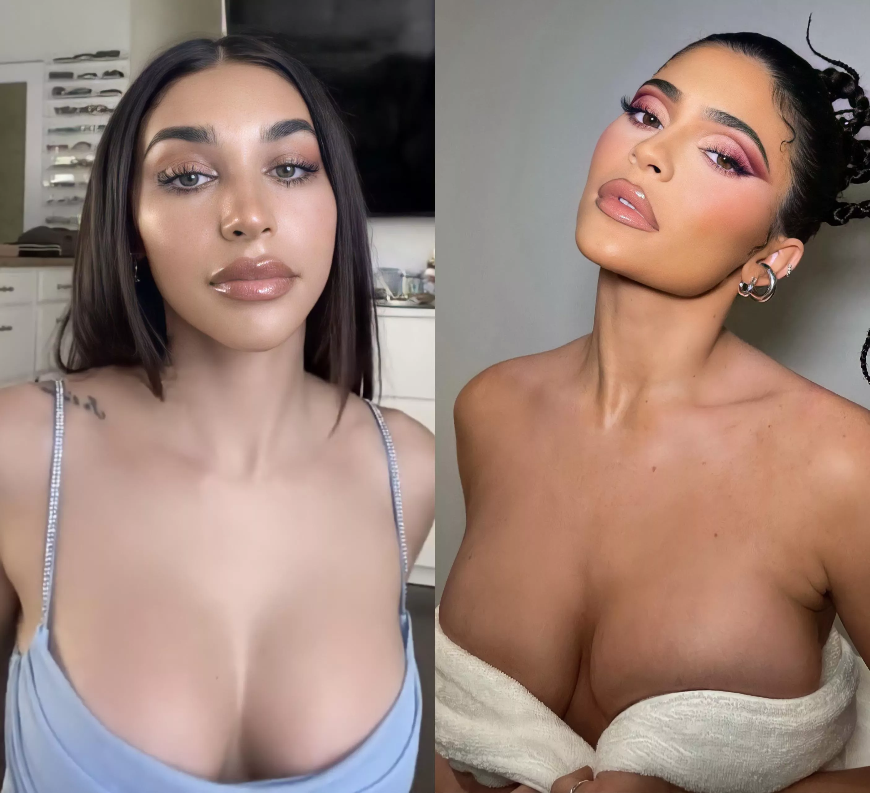 if you had to choose …. Chantel Jeffries or Kylie Jenner posted by Upscaled-Enhanced