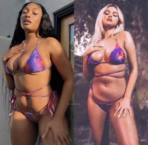 if you had to choose …. Megan Thee Stallion or Selena Gomez by Upscaled-Enhanced
