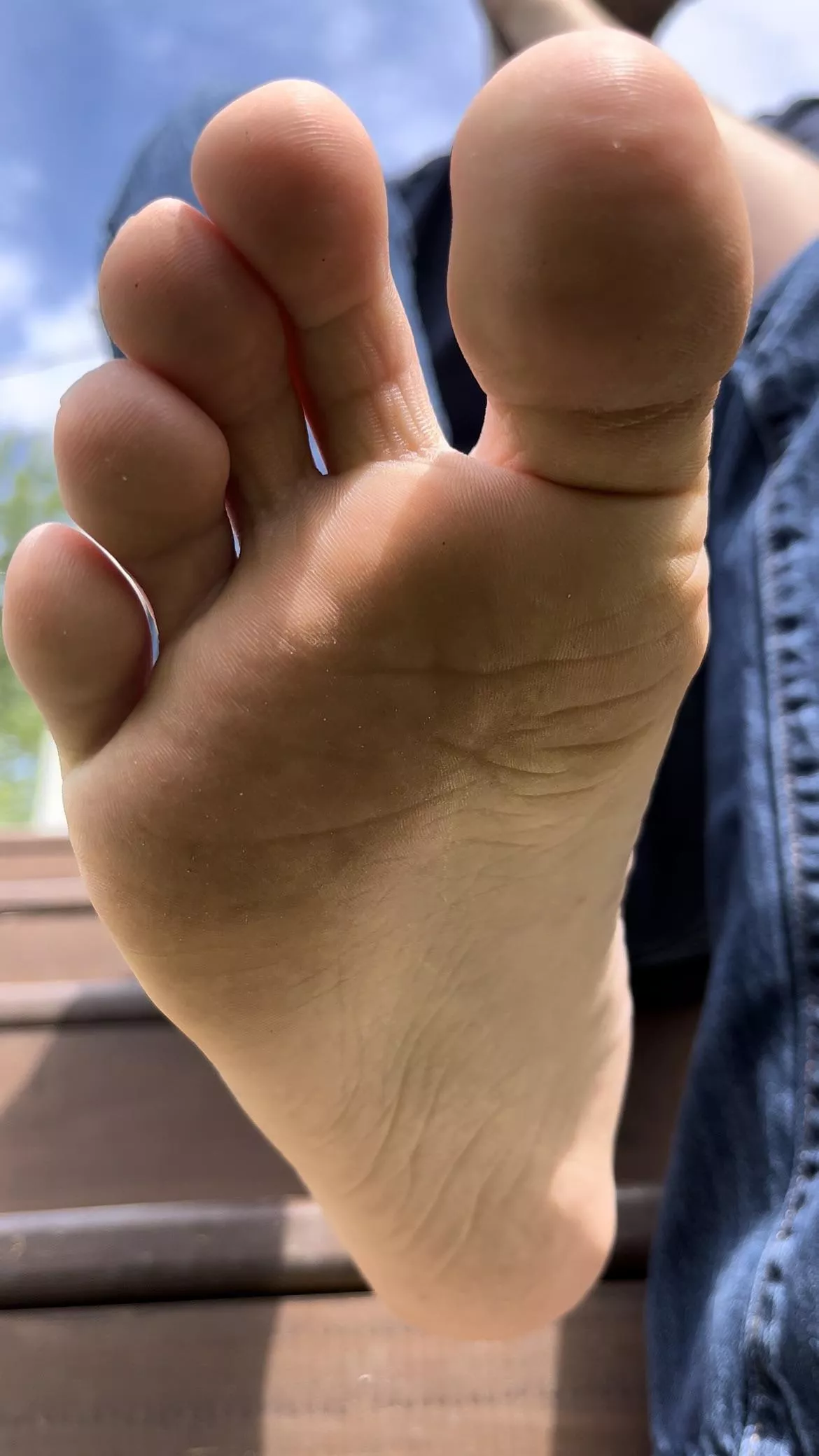 If you lie out in the sun today, your face might get a little visit ;) posted by MyrosFeet