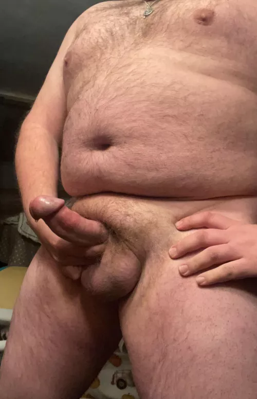 If you look close you can see a drop of precum going to waste! by 93bigbeard