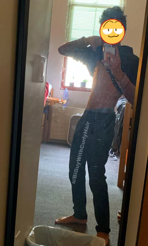 If you were my roommate would you let me take more excitement pics w/ you in the room? by BiGuyWithCurlyHair