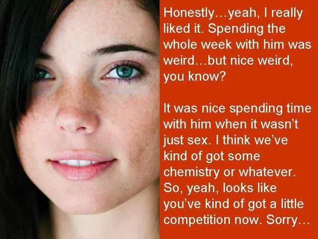 If your partner said this would you sabotage yourself or would you try and keep her? posted by Informal_Direction69