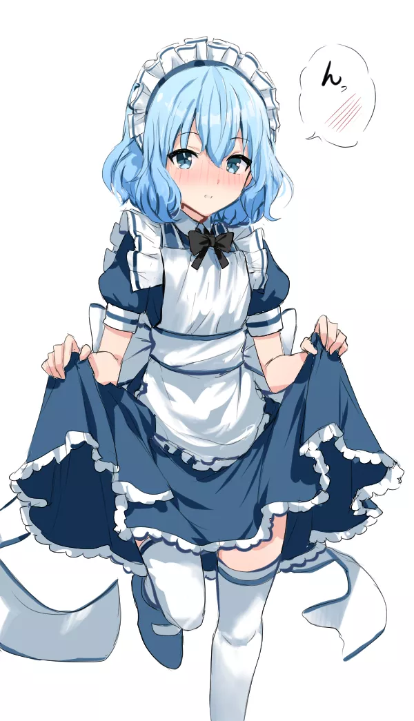 I-I wore the maid outfit, like you asked posted by pedoro_pedoro
